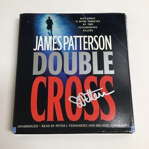 AUTOGRAPHED James Patterson Audiobook Double Cross Alex Cross 7 CD Unabridged - Picture 6 of 6